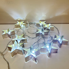 Load image into Gallery viewer, Gold Metal Star Lights
