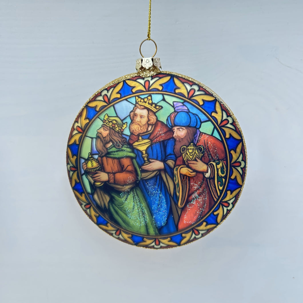 Flat Stained Glass Bauble