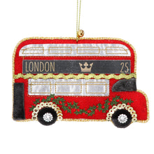 Load image into Gallery viewer, London Bus Fabric Decoration
