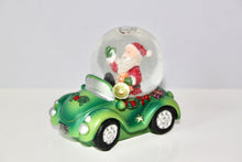 Load image into Gallery viewer, Santa in Car Mini Snow Dome
