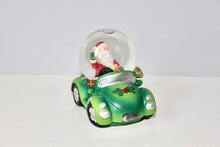 Load image into Gallery viewer, Santa in Car Mini Snow Dome
