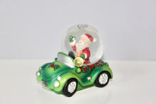 Load image into Gallery viewer, Santa in Car Mini Snow Dome
